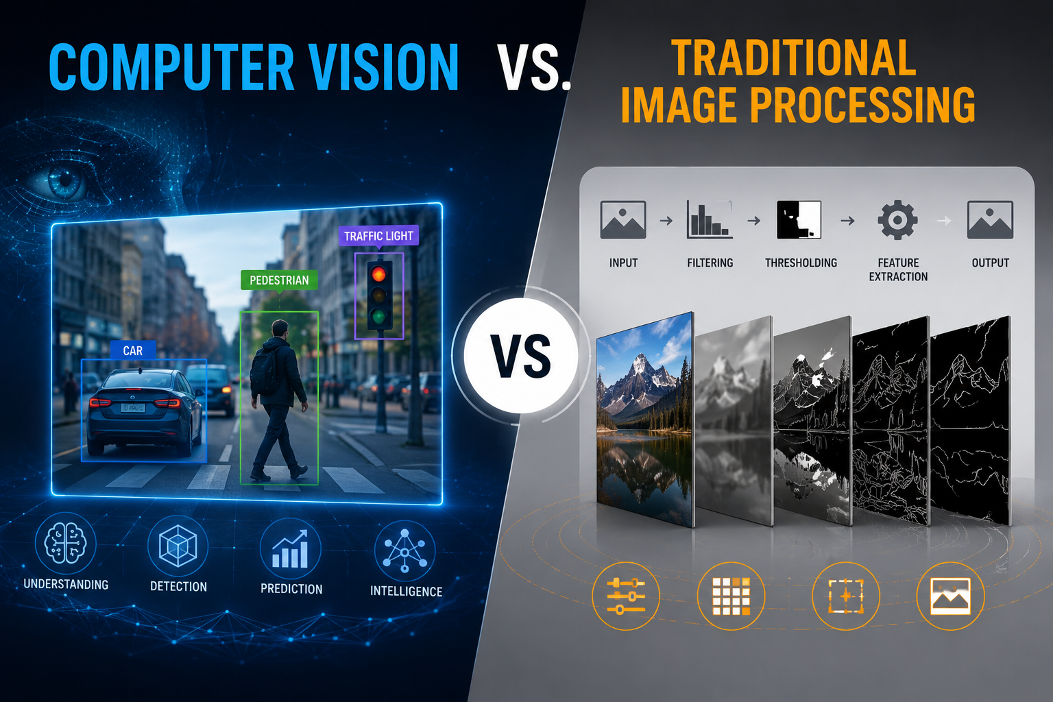Computer Vision vs. Traditional Image Processing